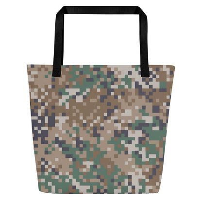 Latvian LATPAT CAMO Large Tote Bag
