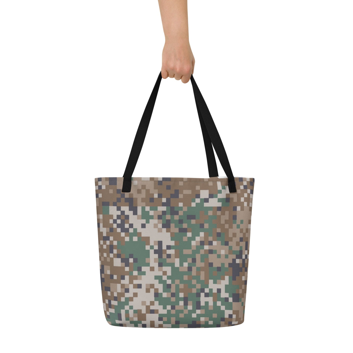 Latvian LATPAT CAMO Large Tote Bag