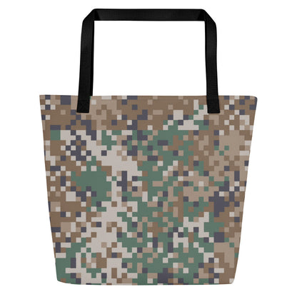 Latvian LATPAT CAMO Large Tote Bag