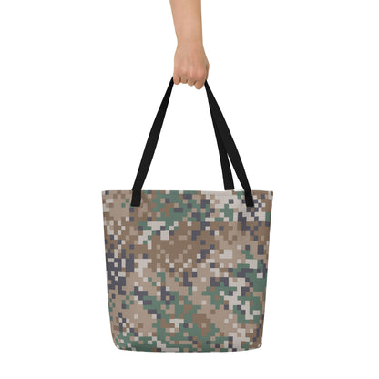 Latvian LATPAT CAMO Large Tote Bag