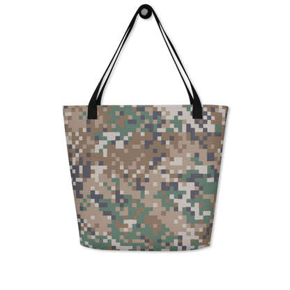 Latvian LATPAT CAMO Large Tote Bag