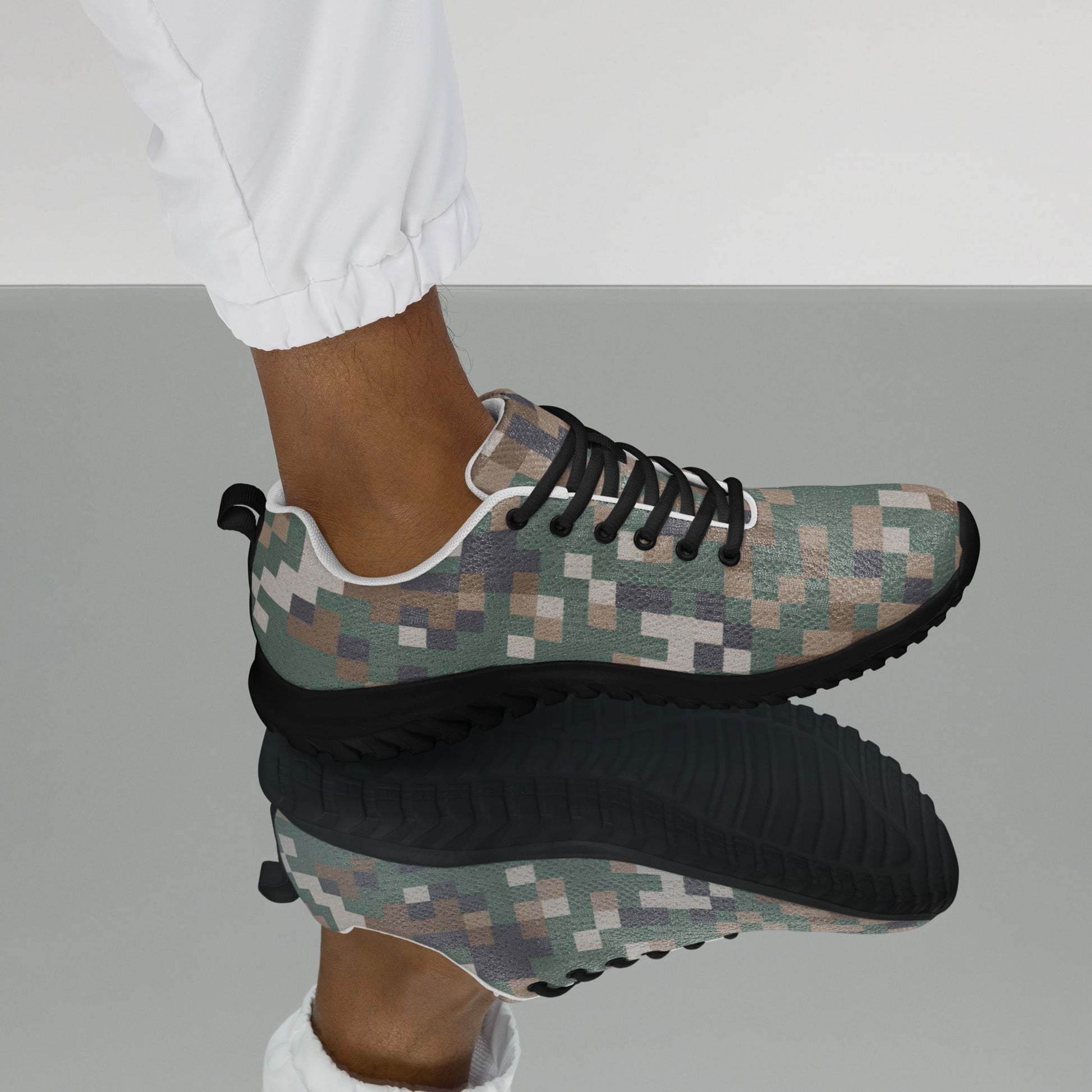 Latvian LATPAT CAMO Mens Athletic Shoes