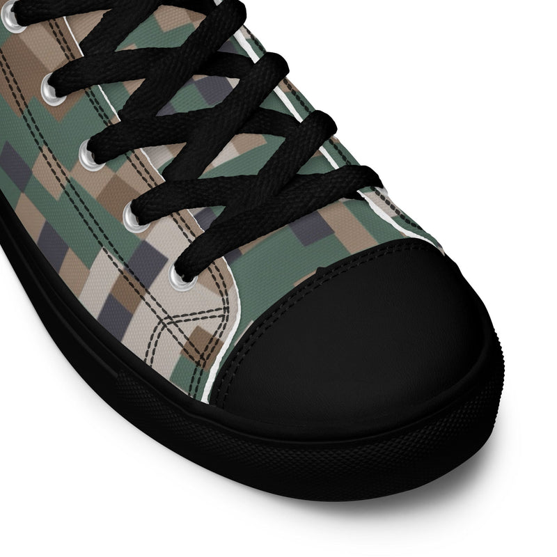 Digital Baltic Transitional CAMO Mens High-Top Canvas Shoes