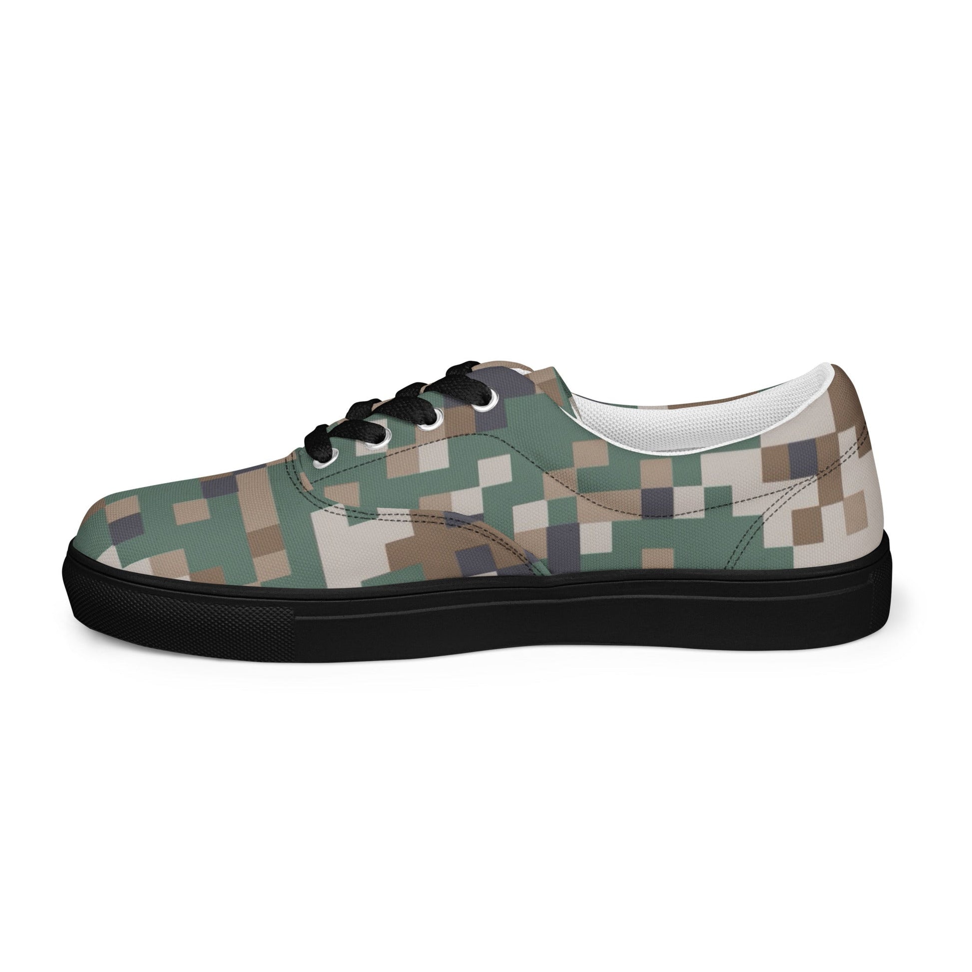 Latvian LATPAT CAMO Mens Lace-Up Canvas Shoes - Lace-up