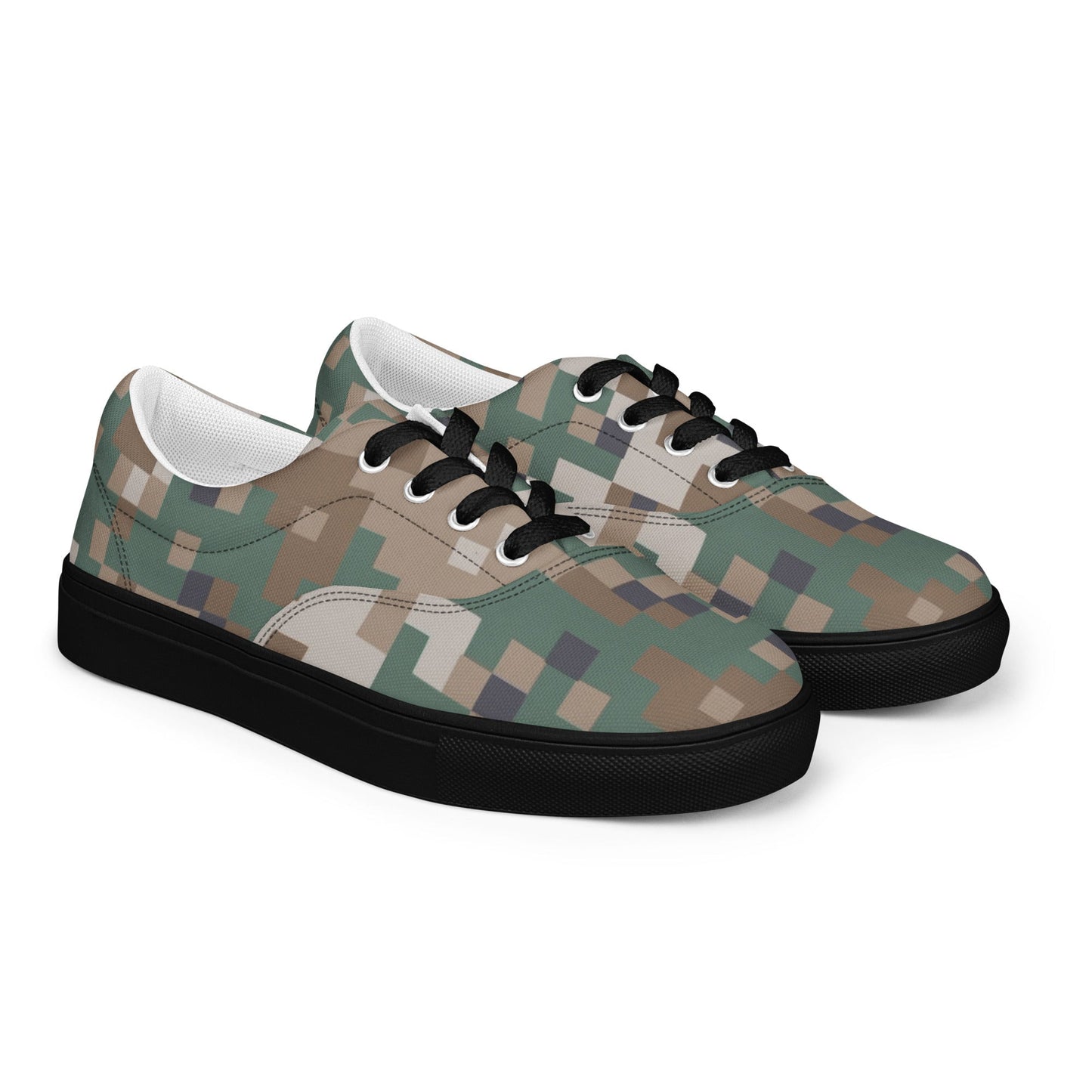 Latvian LATPAT CAMO Mens Lace-Up Canvas Shoes - Lace-up