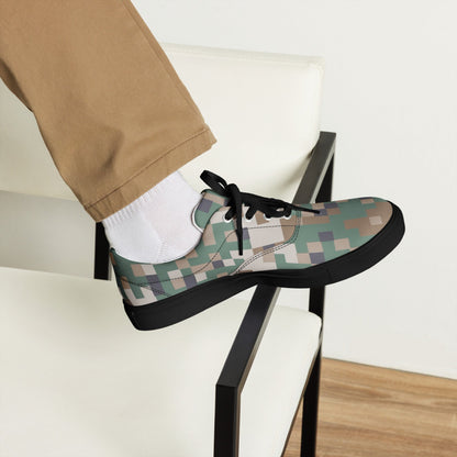 Latvian LATPAT CAMO Mens Lace-Up Canvas Shoes - Lace-up