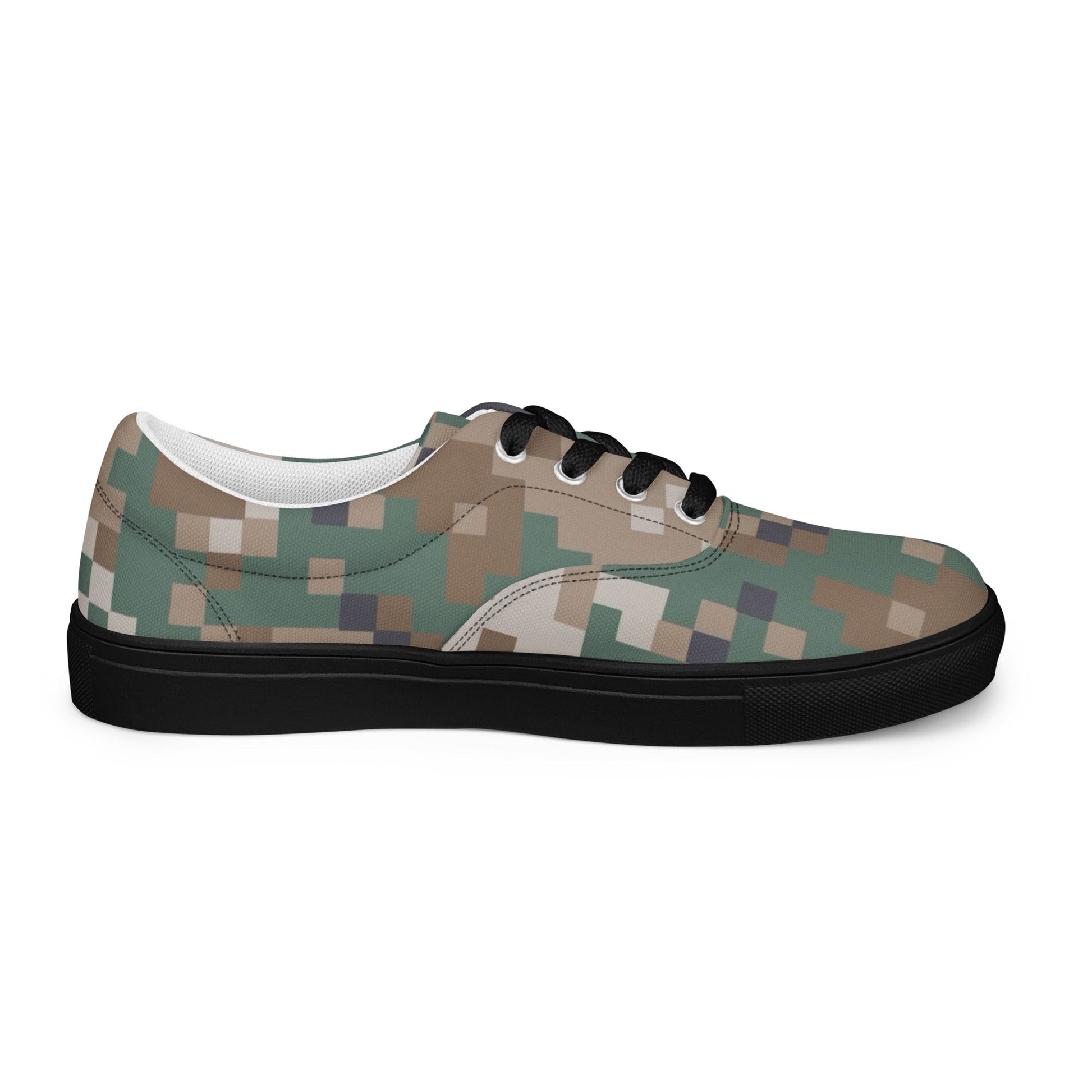 Latvian LATPAT CAMO Mens Lace-Up Canvas Shoes - Lace-up