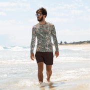 Digital Baltic Transitional CAMO Mens Long-Sleeve Rash Guard - XS