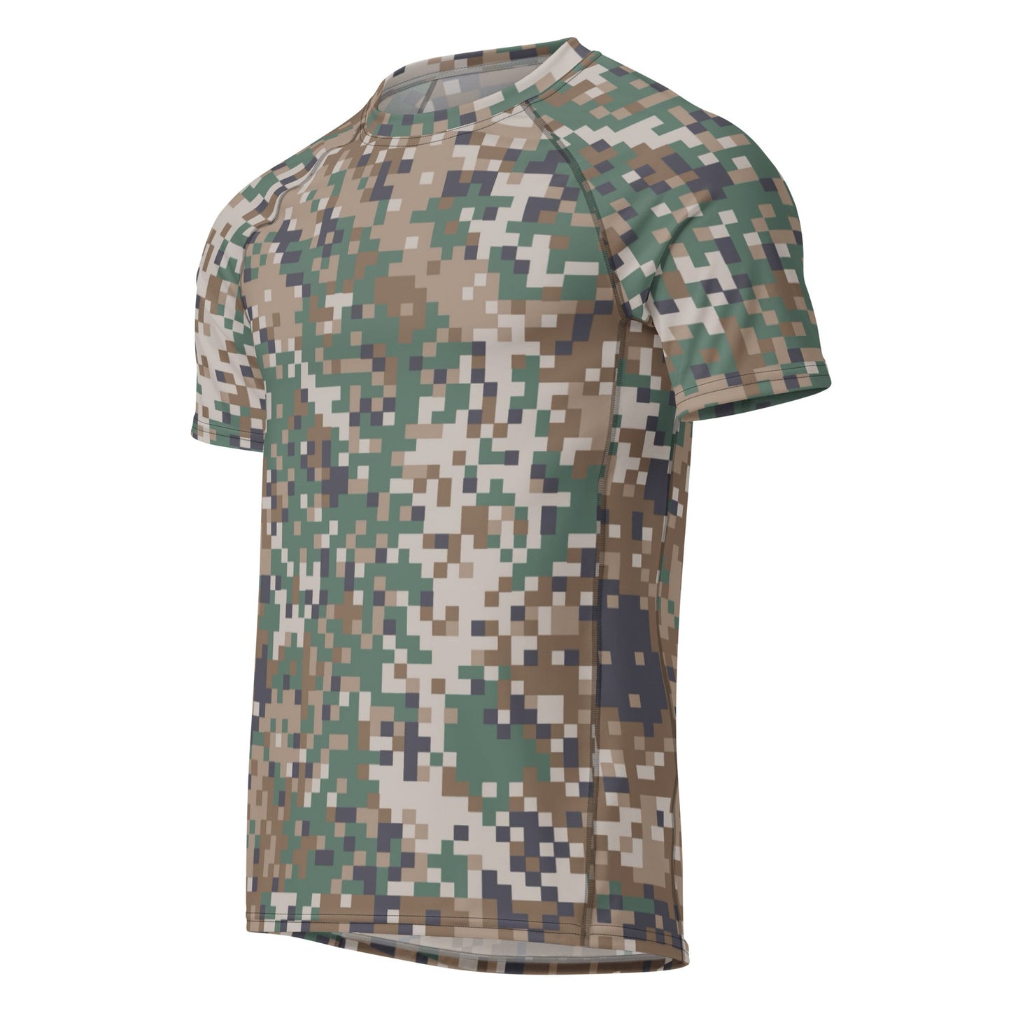 Latvian LATPAT CAMO Mens Short-Sleeve Rash Guard