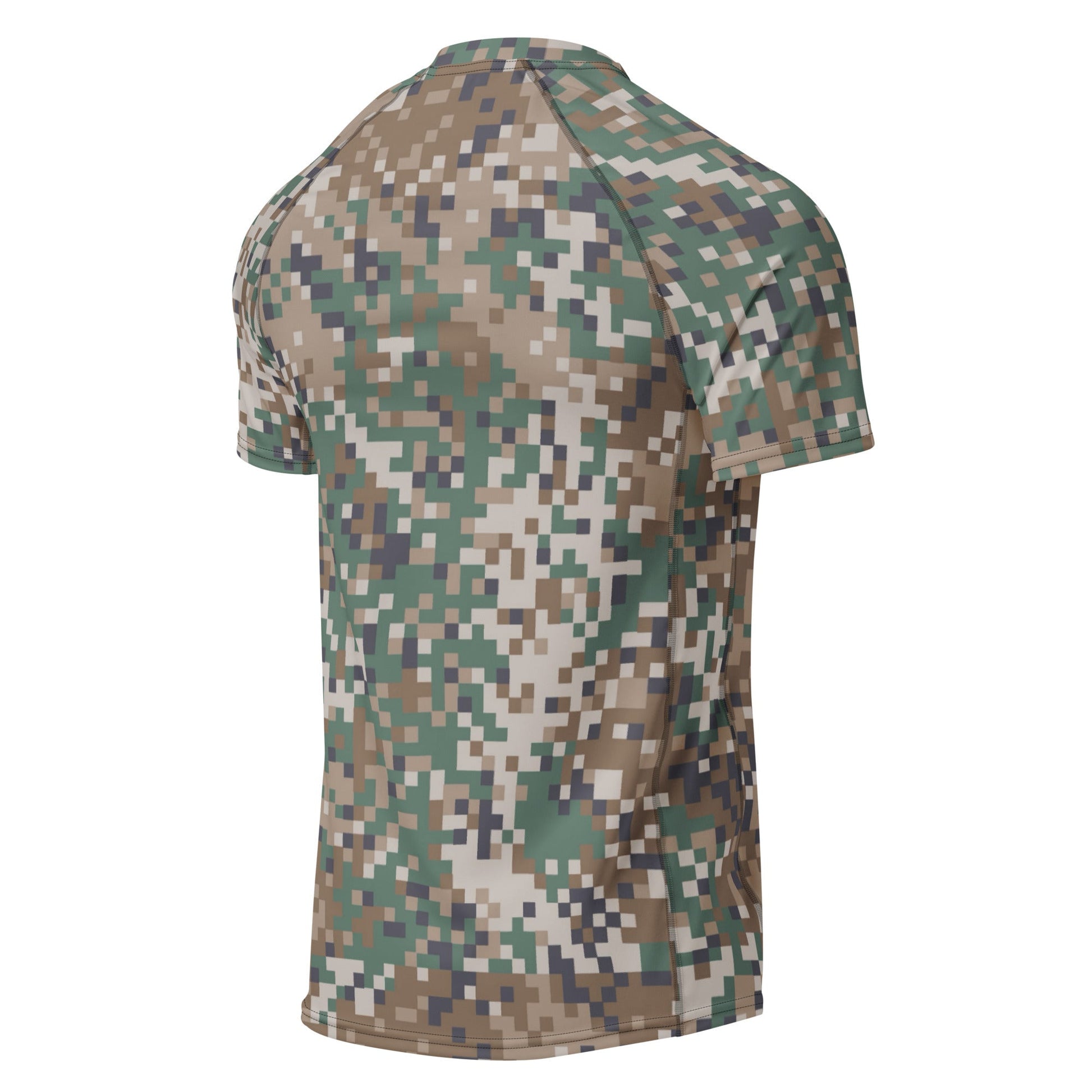 Latvian LATPAT CAMO Mens Short-Sleeve Rash Guard