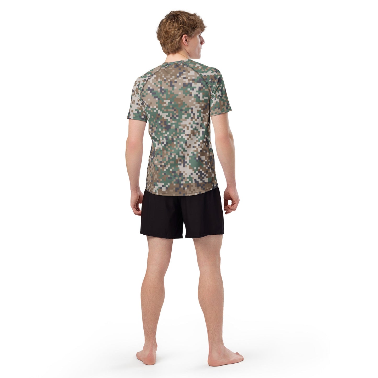 Latvian LATPAT CAMO Mens Short-Sleeve Rash Guard