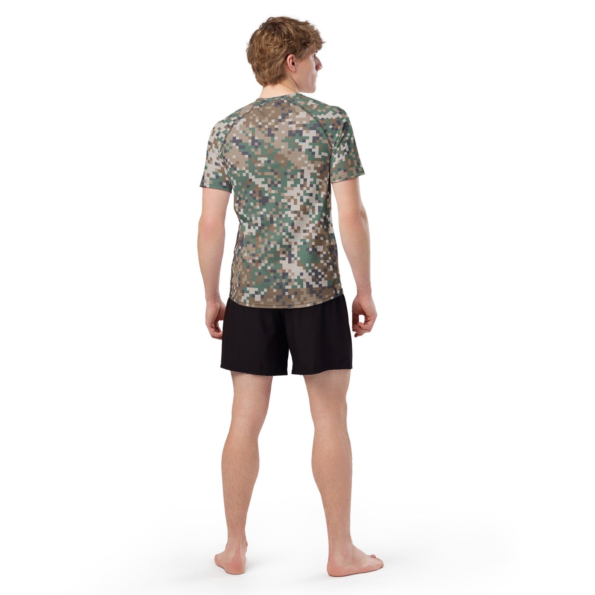 Latvian LATPAT CAMO Mens Short-Sleeve Rash Guard