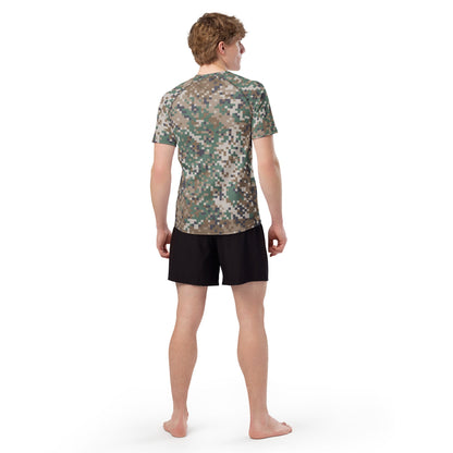 Latvian LATPAT CAMO Mens Short-Sleeve Rash Guard