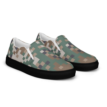 Latvian LATPAT CAMO Mens Slip-On Canvas Shoes