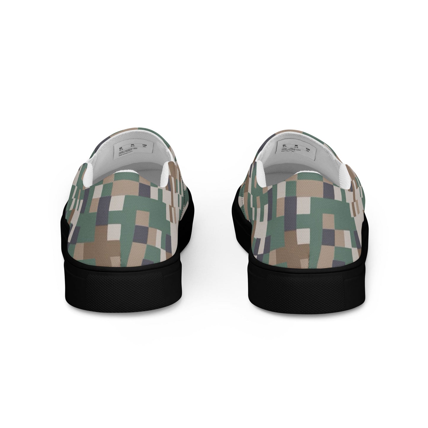 Latvian LATPAT CAMO Mens Slip-On Canvas Shoes