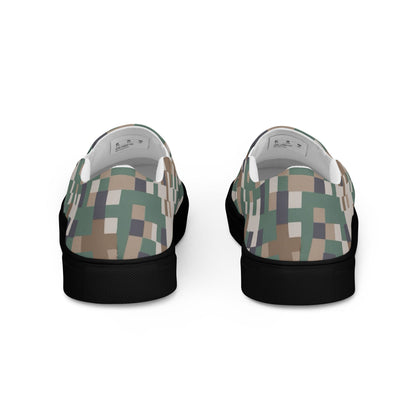 Latvian LATPAT CAMO Mens Slip-On Canvas Shoes