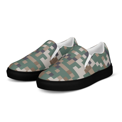Latvian LATPAT CAMO Mens Slip-On Canvas Shoes