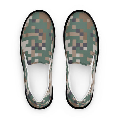Latvian LATPAT CAMO Mens Slip-On Canvas Shoes