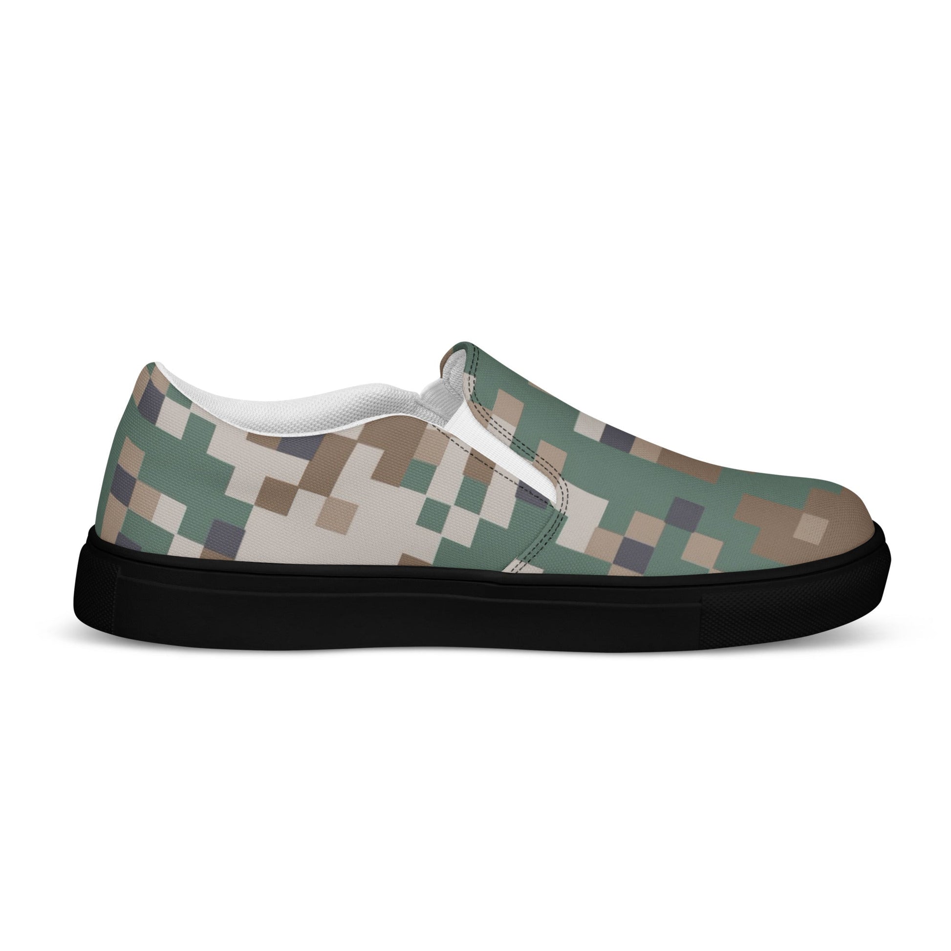 Latvian LATPAT CAMO Mens Slip-On Canvas Shoes