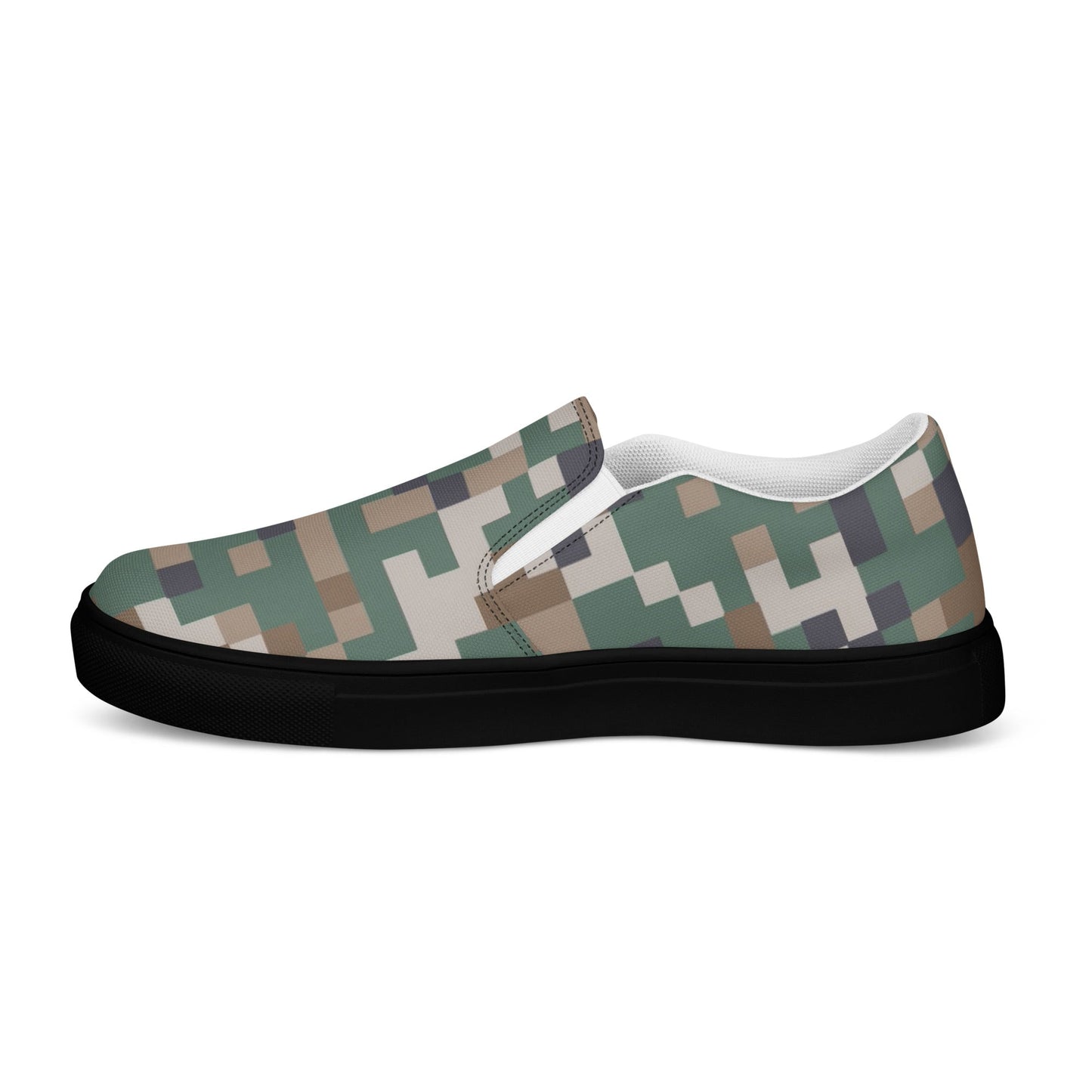 Latvian LATPAT CAMO Mens Slip-On Canvas Shoes