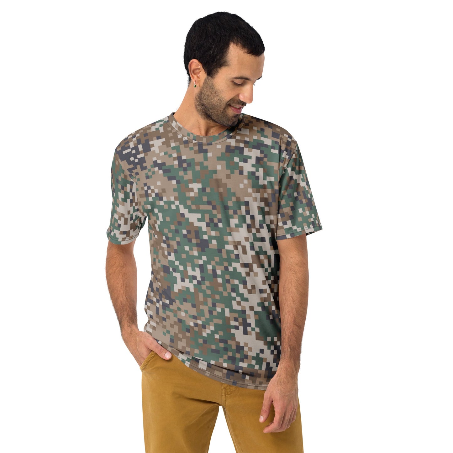 Latvian LATPAT CAMO Mens T-Shirt