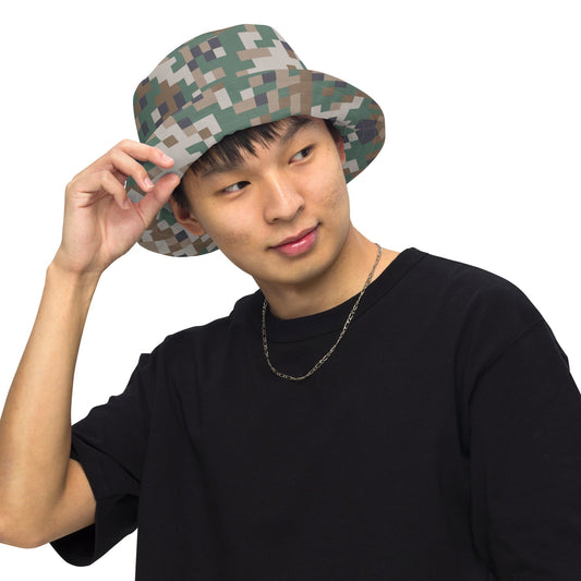Latvian LATPAT CAMO Reversible Bucket Hat