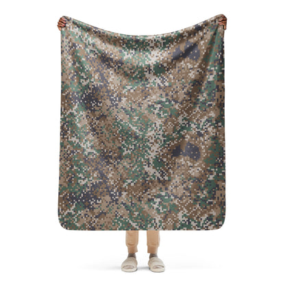 Latvian LATPAT CAMO Sherpa Blanket - 50″×60″