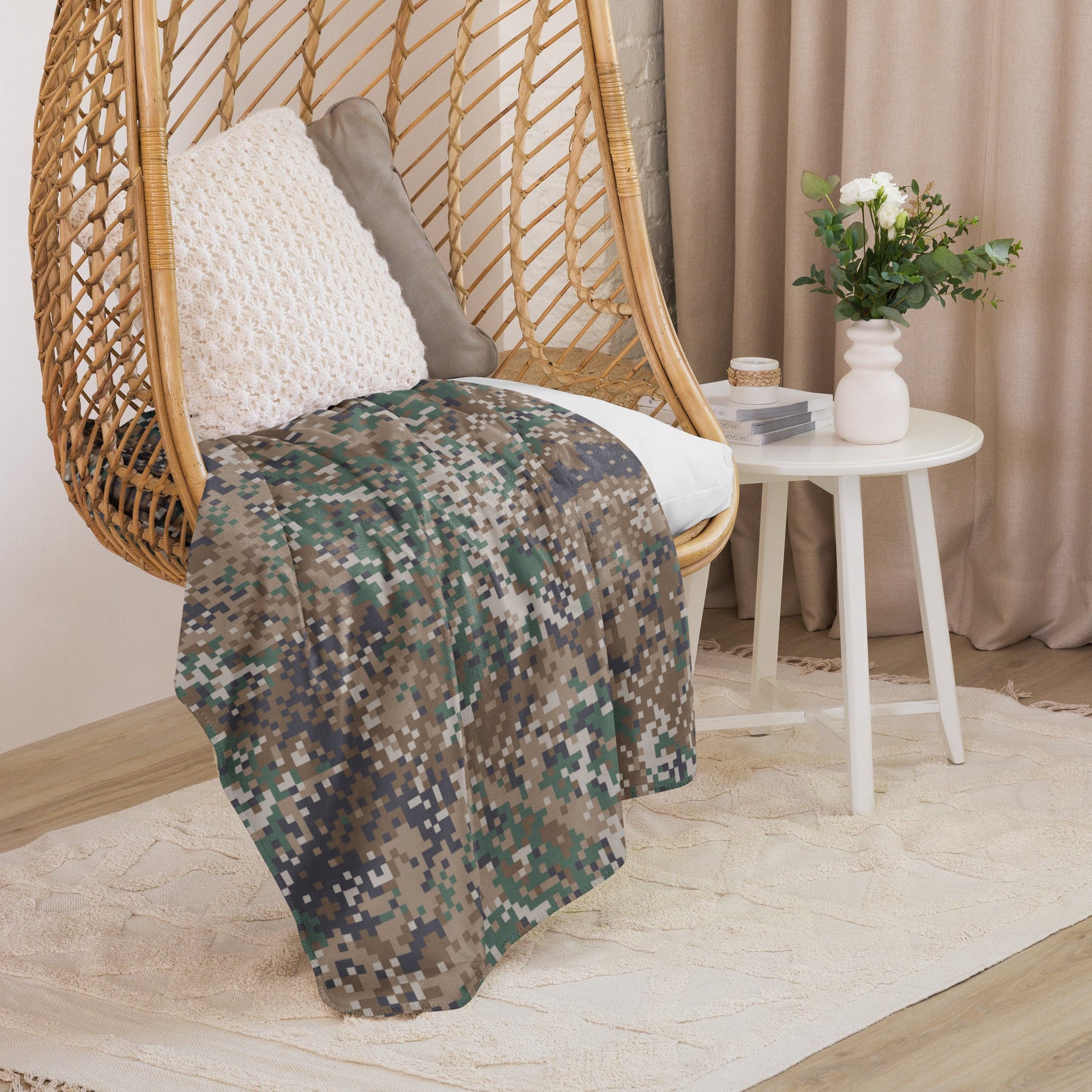 Latvian LATPAT CAMO Sherpa Blanket