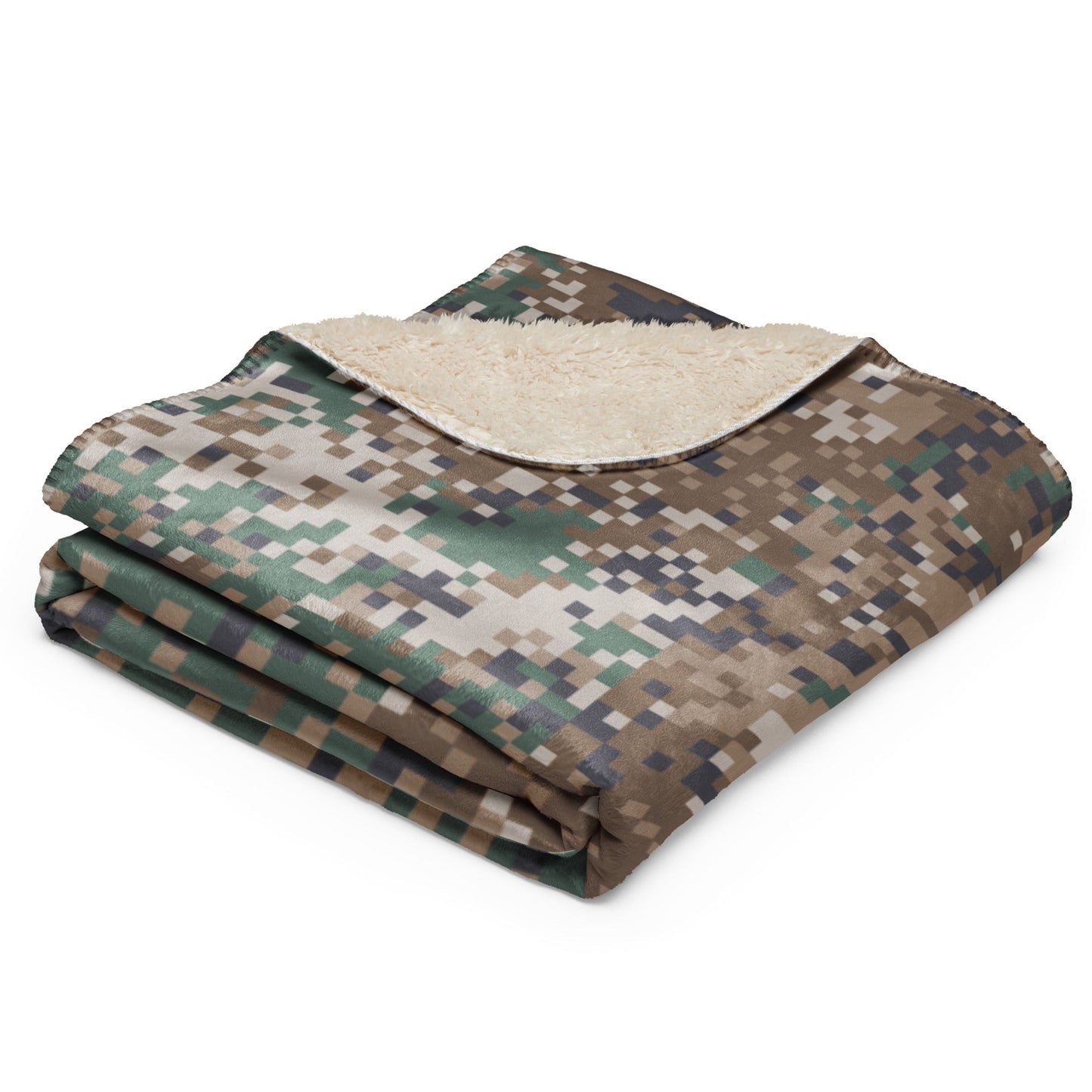 Latvian LATPAT CAMO Sherpa Blanket
