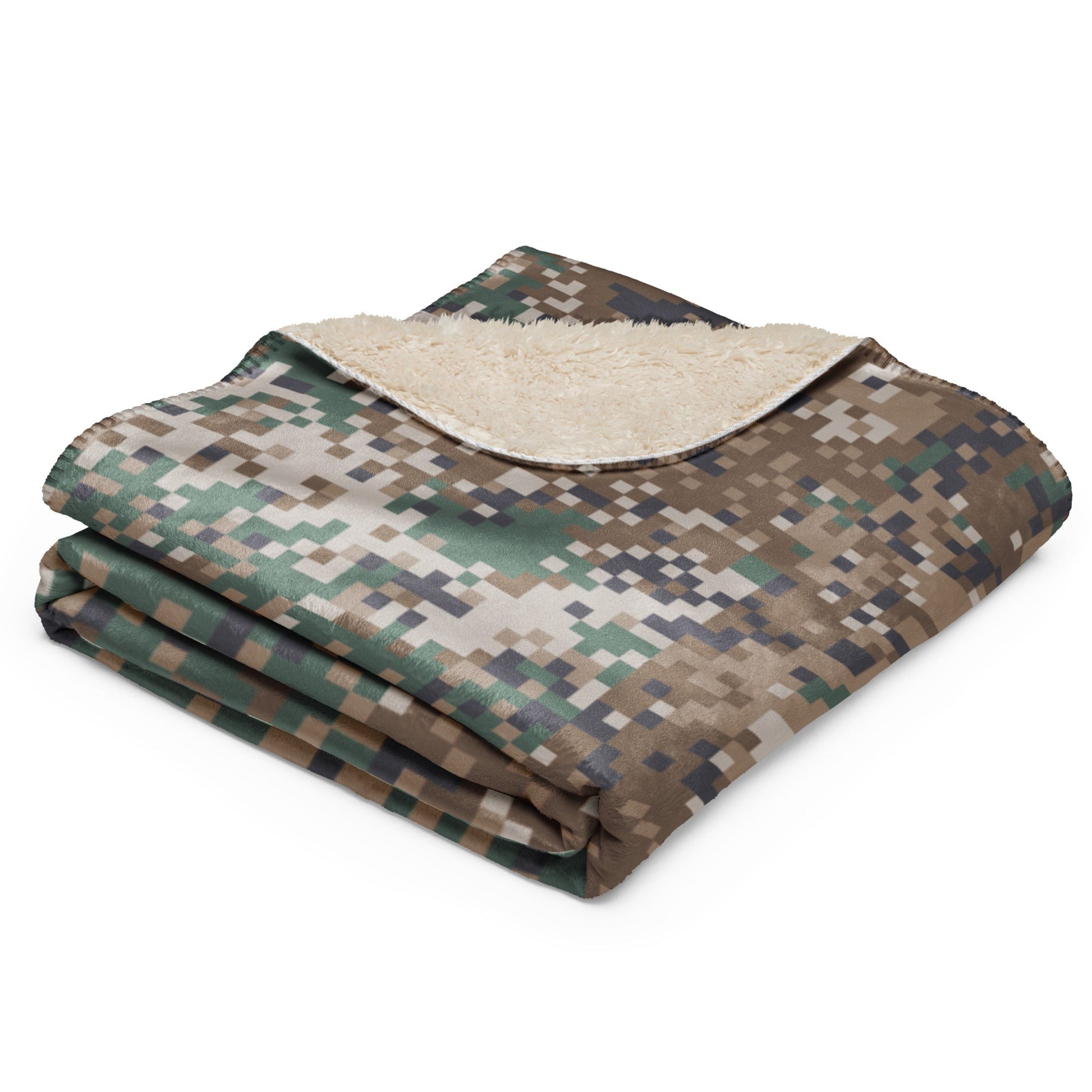 Latvian LATPAT CAMO Sherpa Blanket