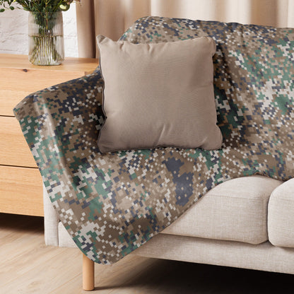 Latvian LATPAT CAMO Sherpa Blanket