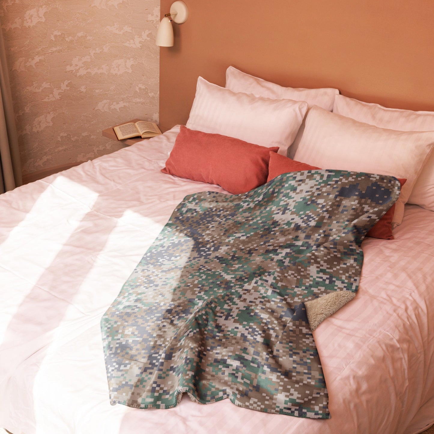 Latvian LATPAT CAMO Sherpa Blanket