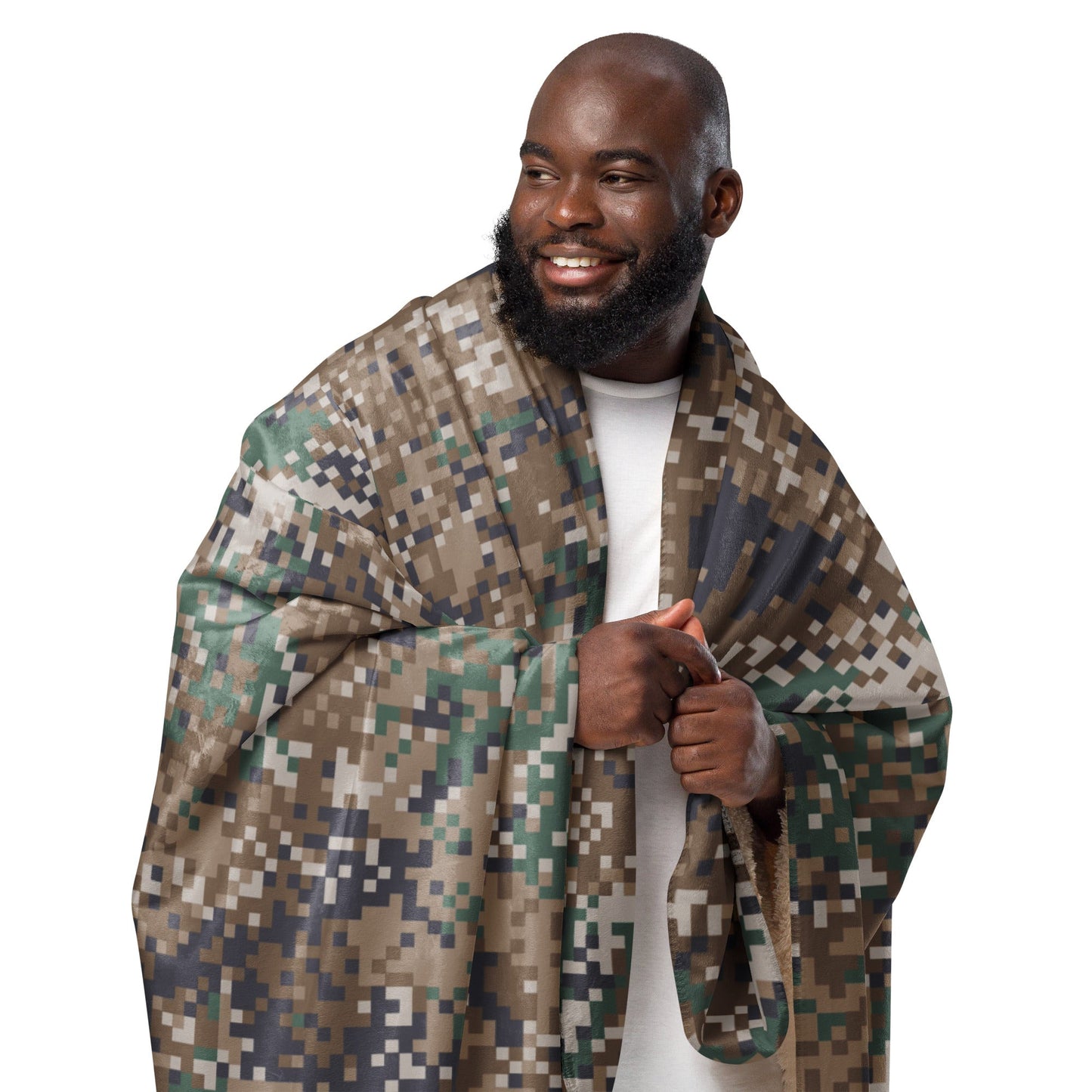 Latvian LATPAT CAMO Sherpa Blanket