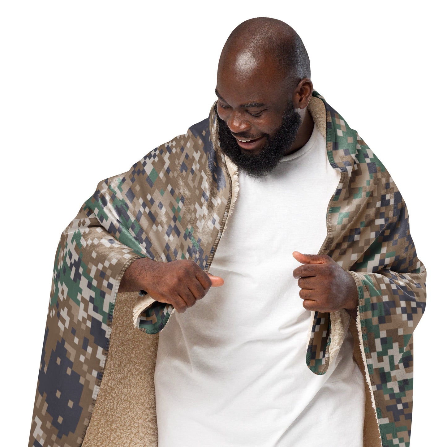 Latvian LATPAT CAMO Sherpa Blanket