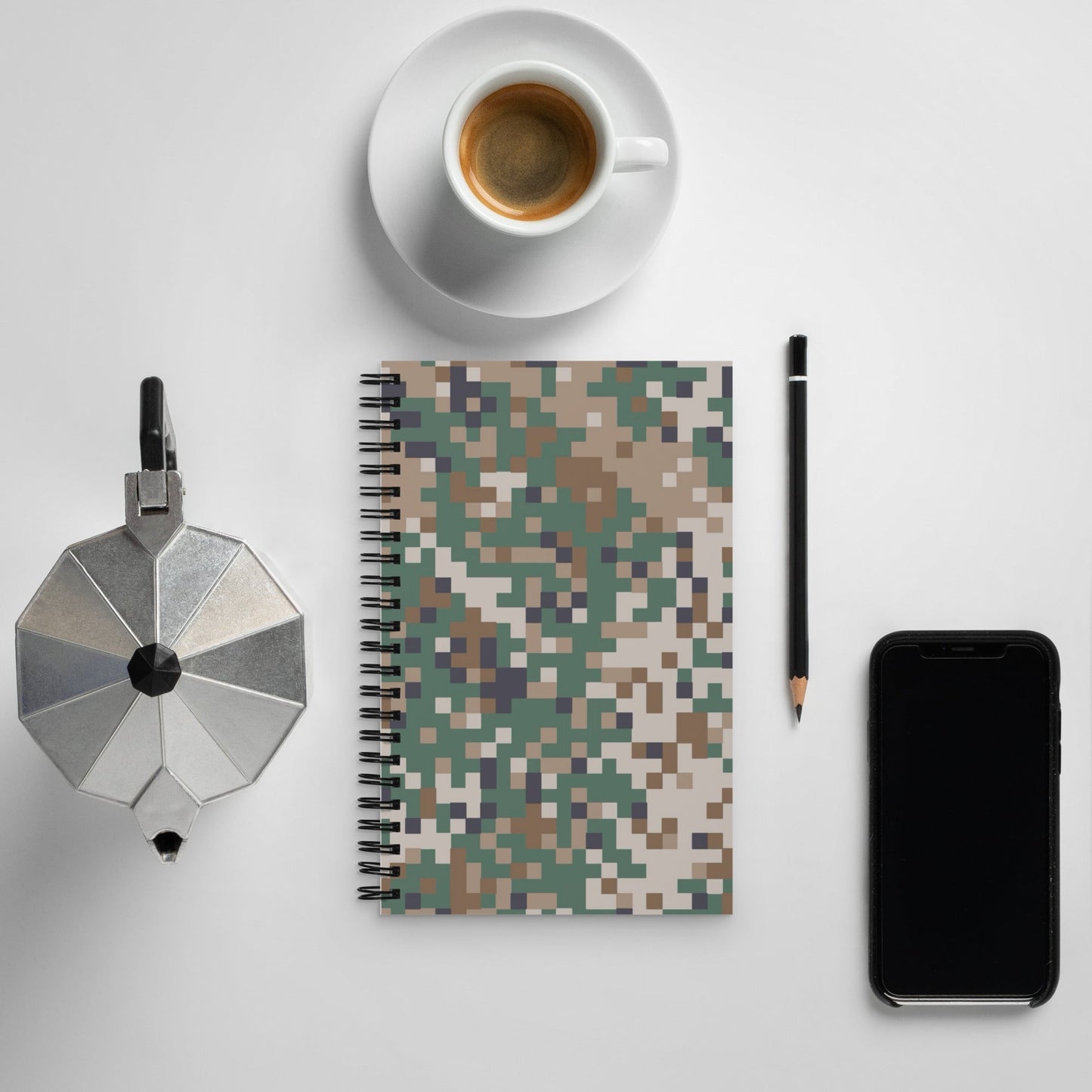 Latvian LATPAT CAMO Spiral Notebook