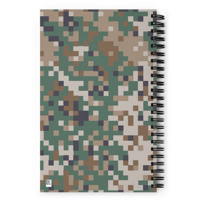 Latvian LATPAT CAMO Spiral Notebook