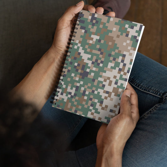 Latvian LATPAT CAMO Spiral Notebook