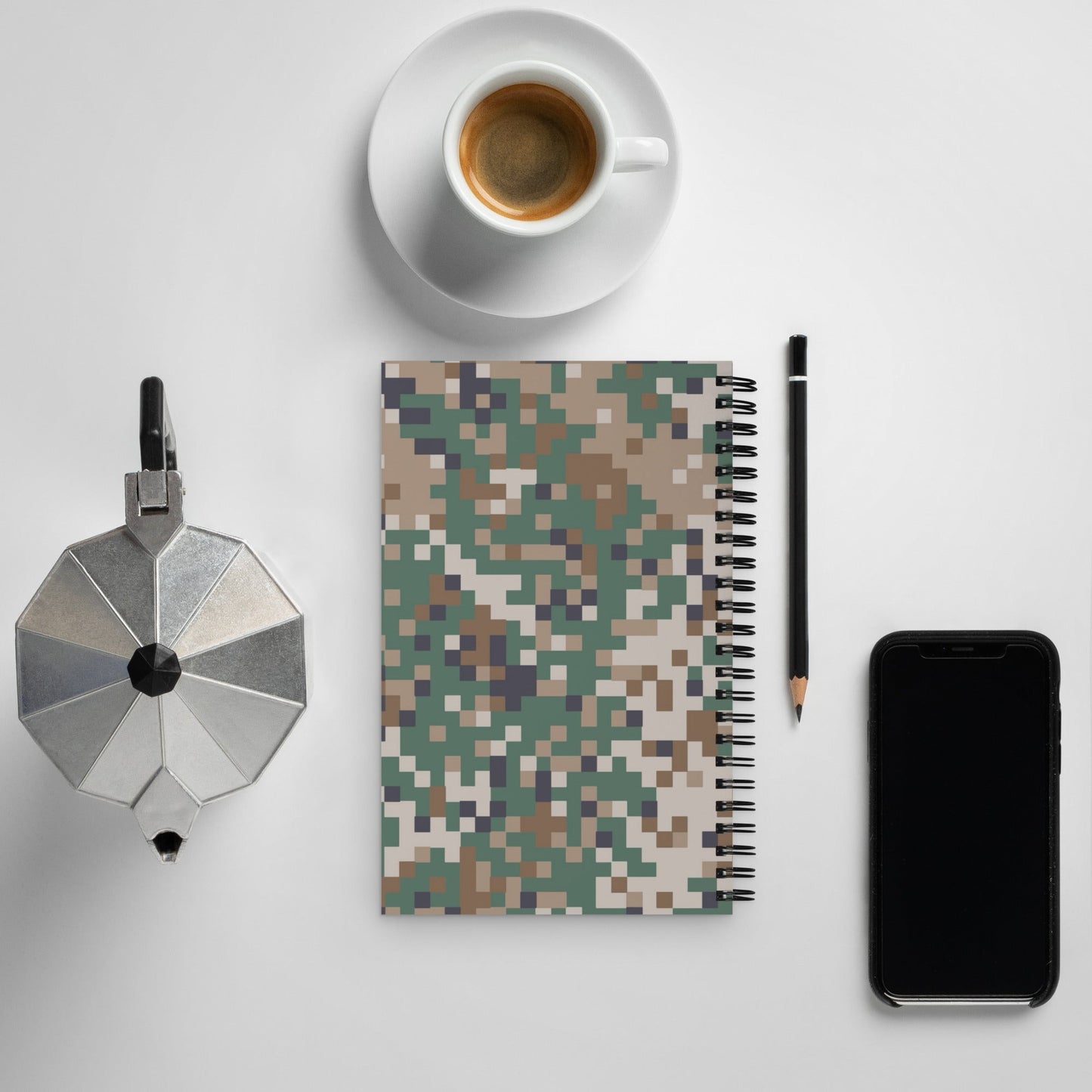 Latvian LATPAT CAMO Spiral Notebook