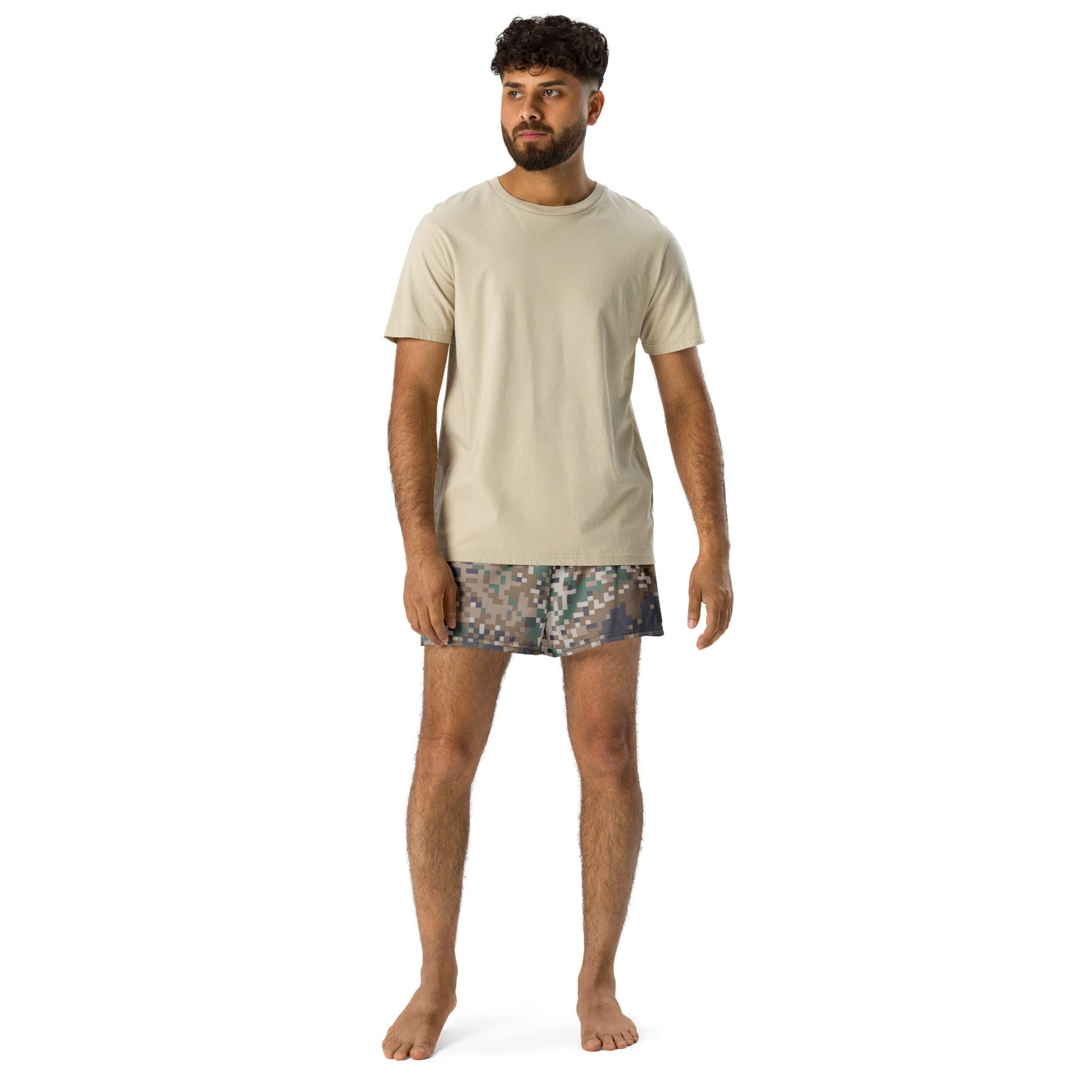 Latvian LATPAT CAMO Unisex Athletic Shorts
