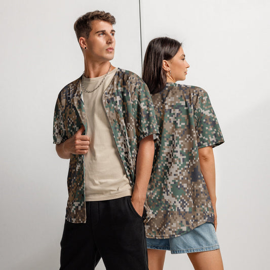 Latvian LATPAT CAMO Unisex Baseball Jersey - 2XS