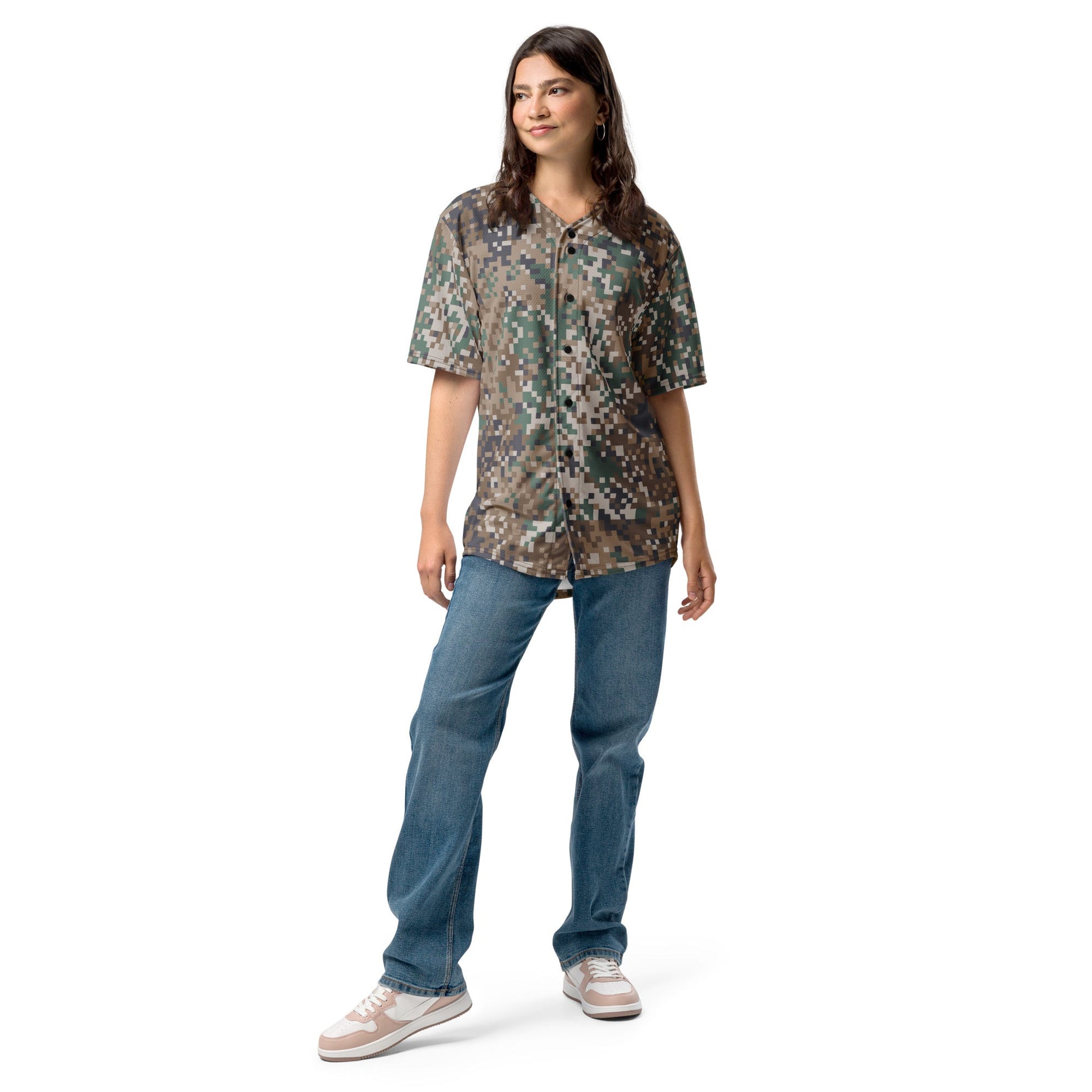 Latvian LATPAT CAMO Unisex Baseball Jersey