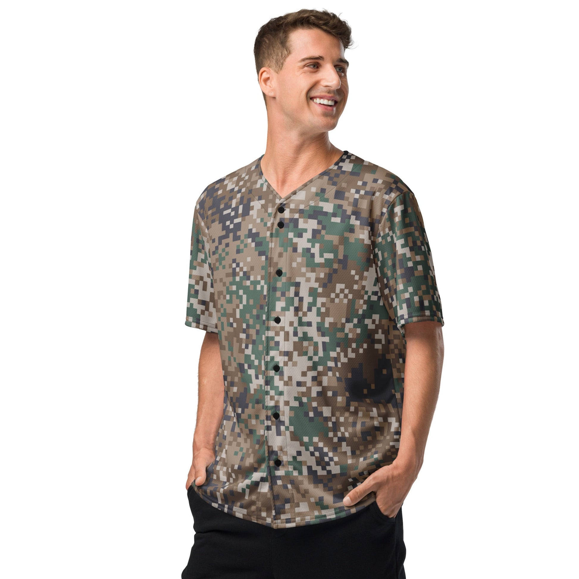 Latvian LATPAT CAMO Unisex Baseball Jersey