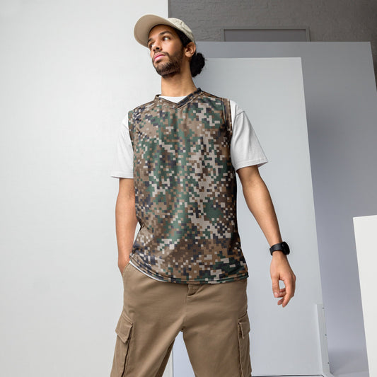 Latvian LATPAT CAMO Unisex Basketball Jersey - 2XS