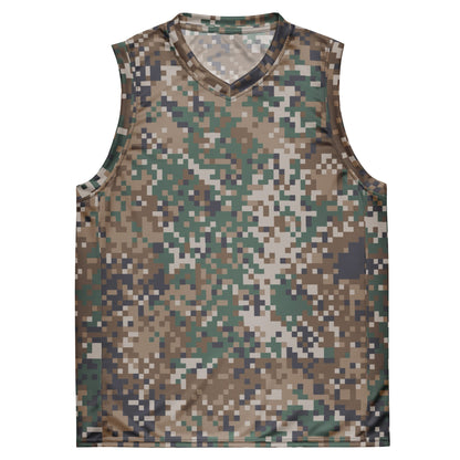 Latvian LATPAT CAMO Unisex Basketball Jersey