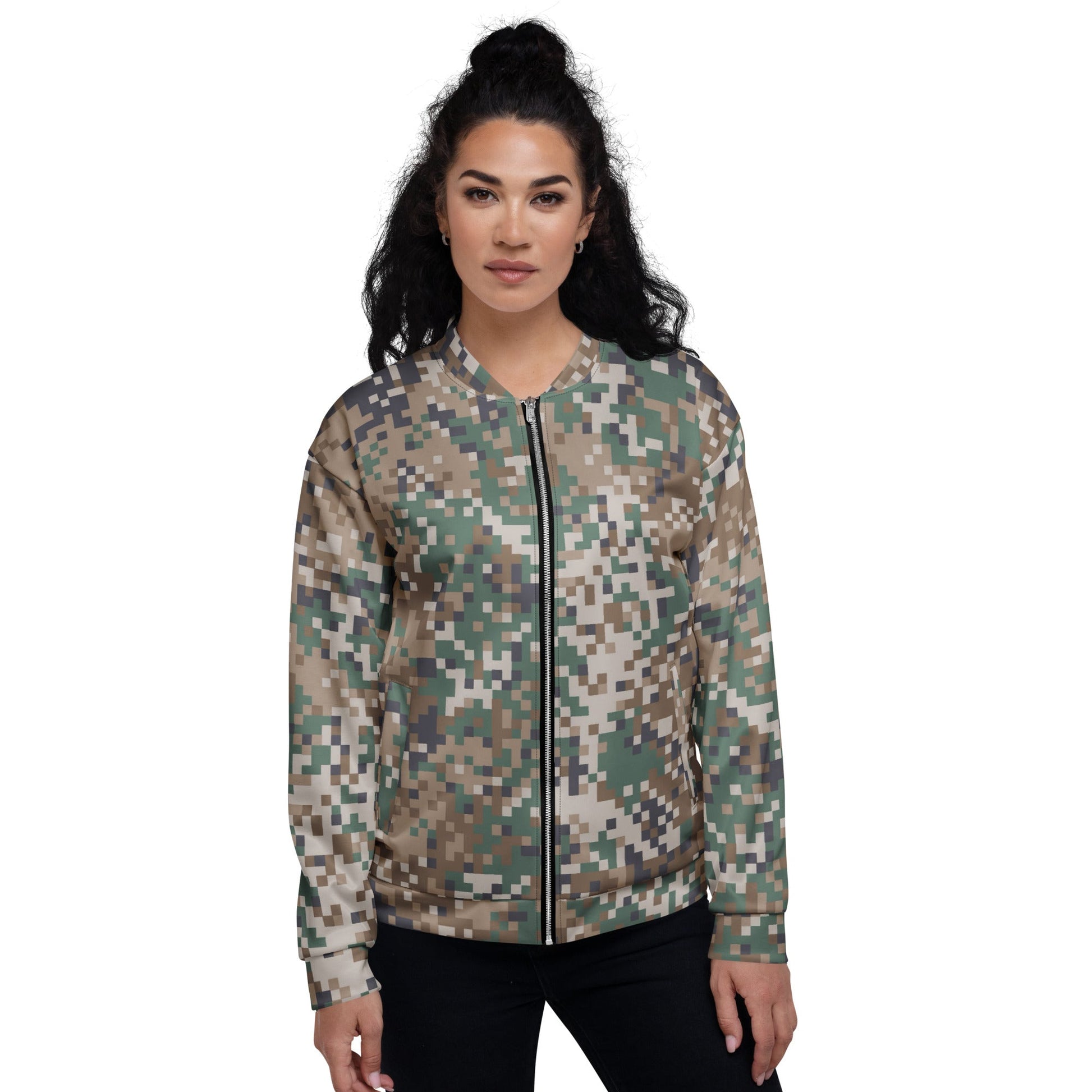 Latvian LATPAT CAMO Unisex Bomber Jacket