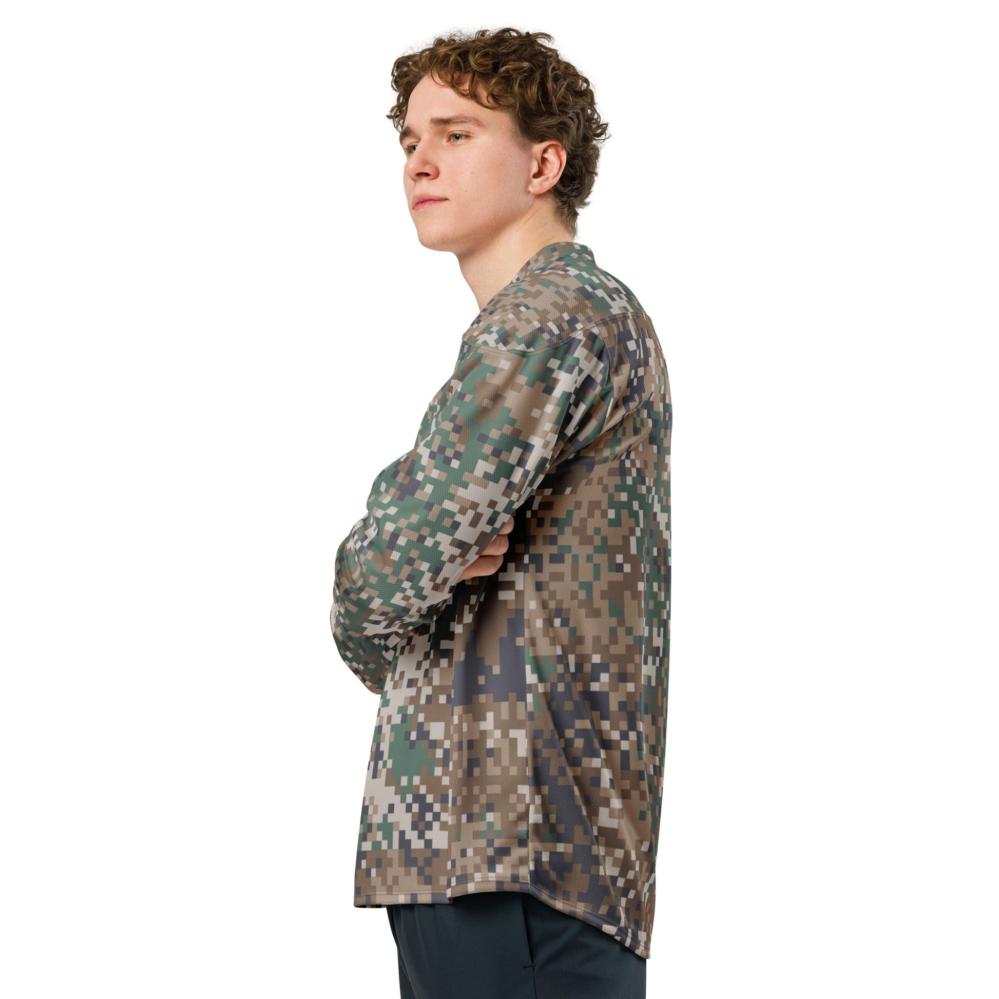 Latvian LATPAT CAMO Unisex Hockey Fan Jersey - 2XS
