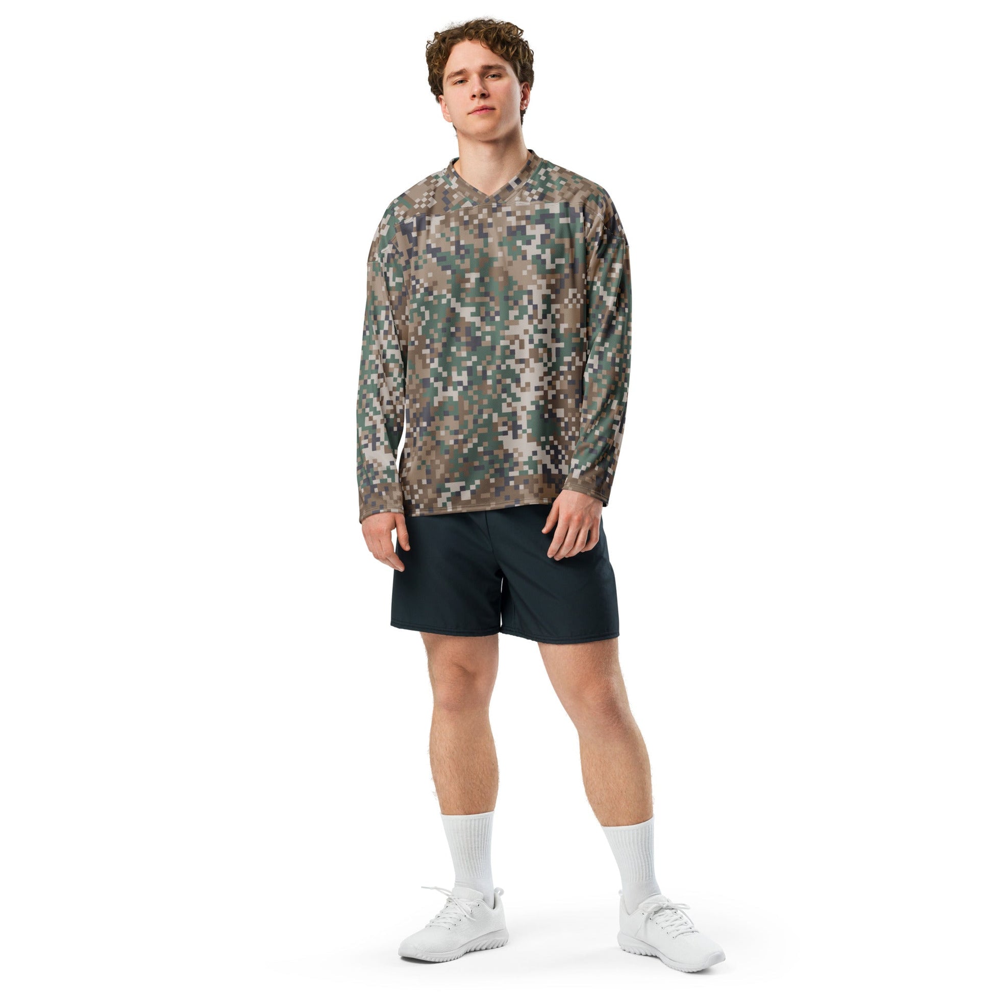 Latvian LATPAT CAMO Unisex Hockey Fan Jersey