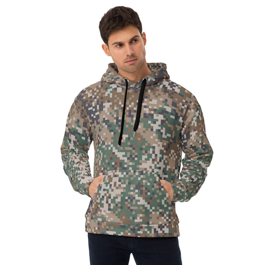 Latvian LATPAT CAMO Unisex Hoodie - 2XS