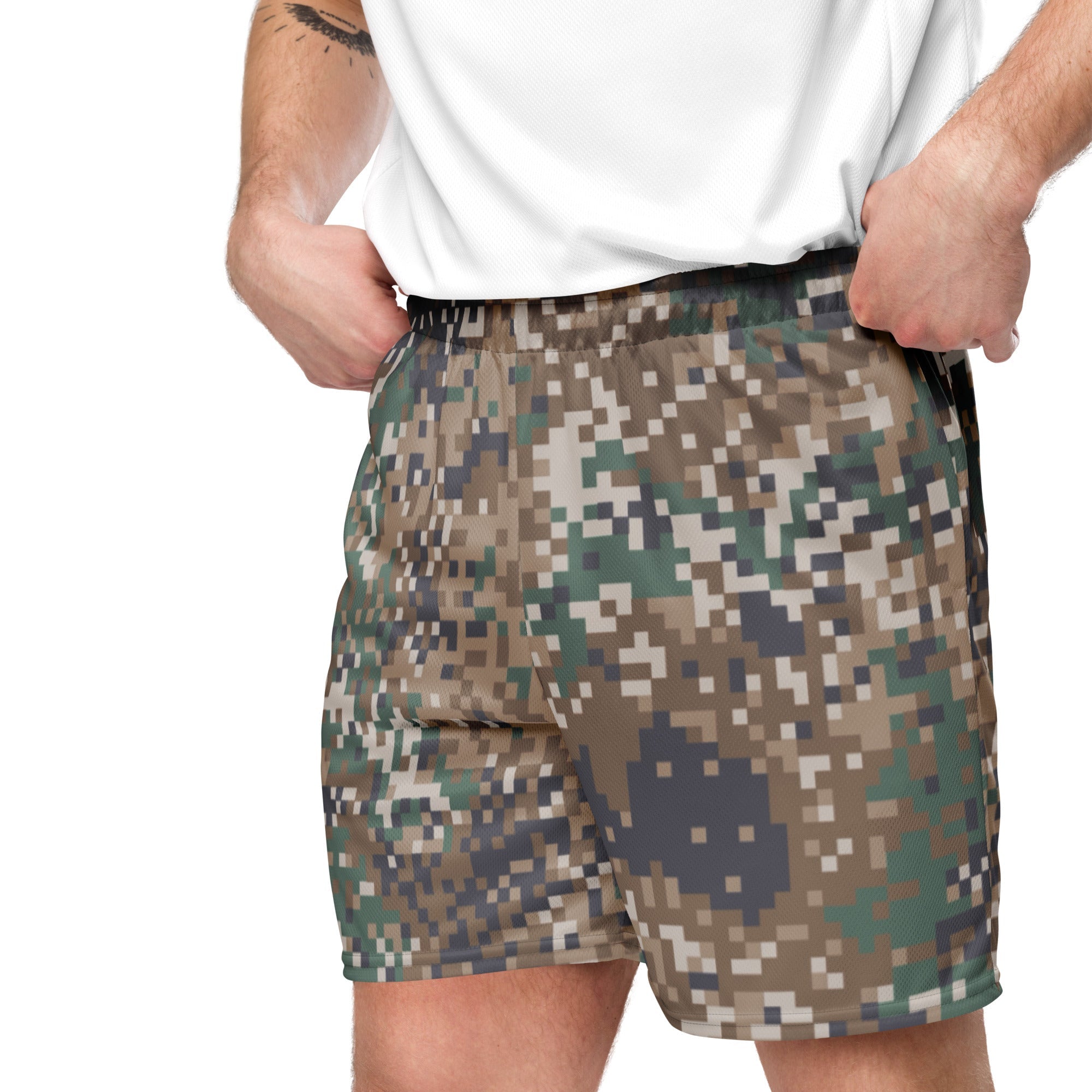CAMO HQ - Digital Baltic Transitional CAMO Unisex Mesh Shorts