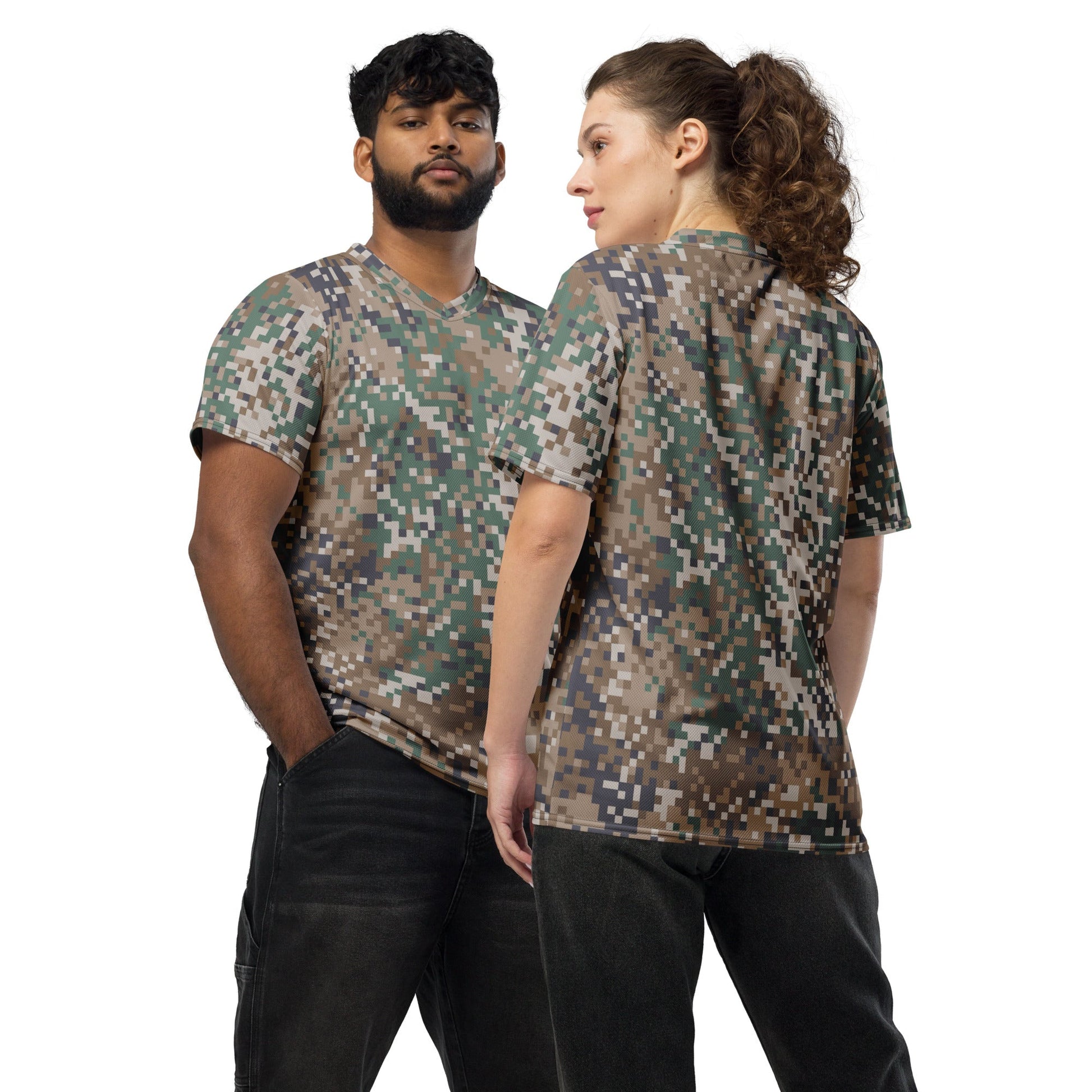 Latvian LATPAT CAMO Unisex Sports Jersey - 2XS